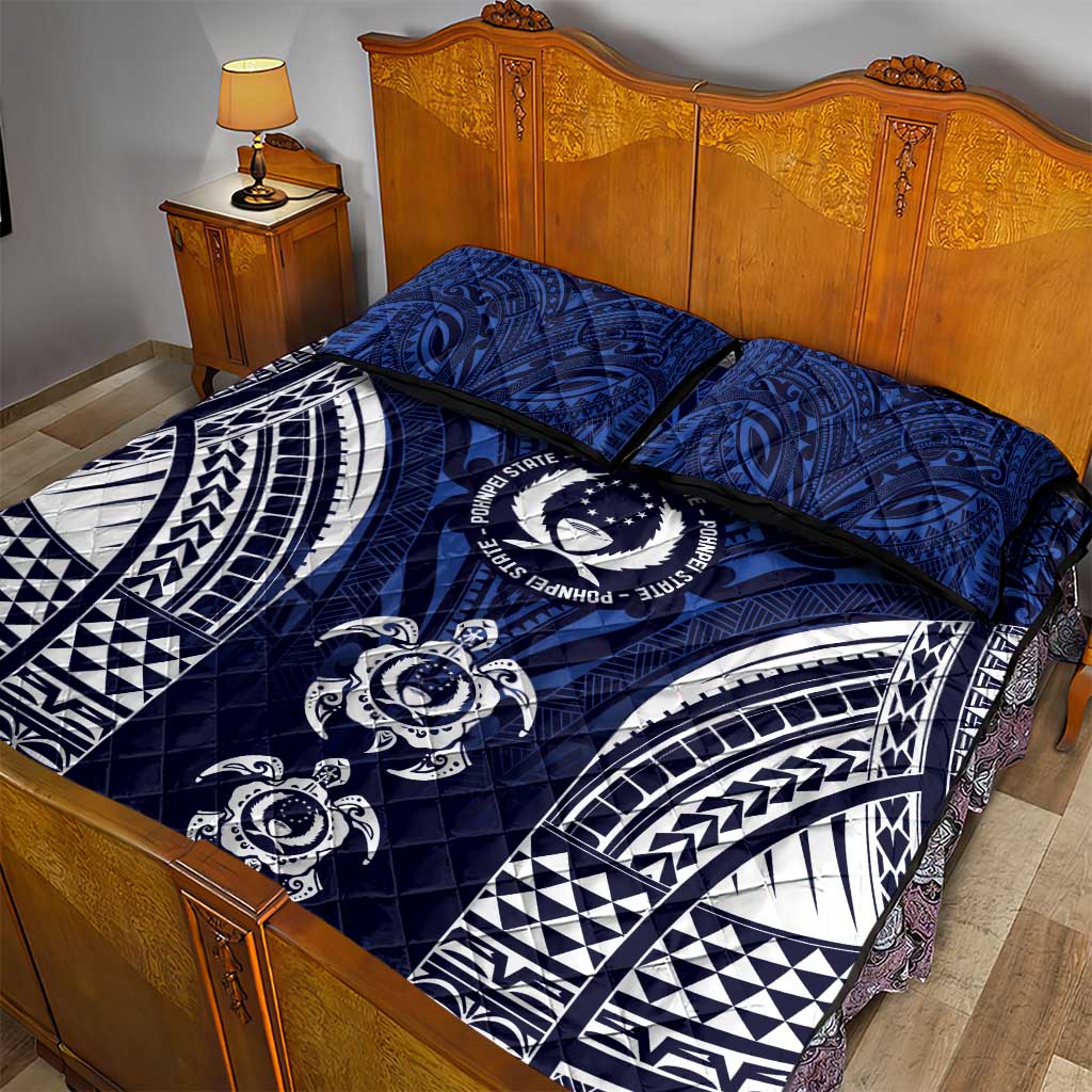 FSM Pohnpei States Quilt Bed Set Micronesia Six 9 One Polynesian Tribal Pattern LT9 - Polynesian Pride