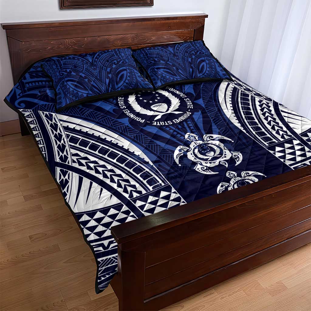 FSM Pohnpei States Quilt Bed Set Micronesia Six 9 One Polynesian Tribal Pattern LT9 - Polynesian Pride