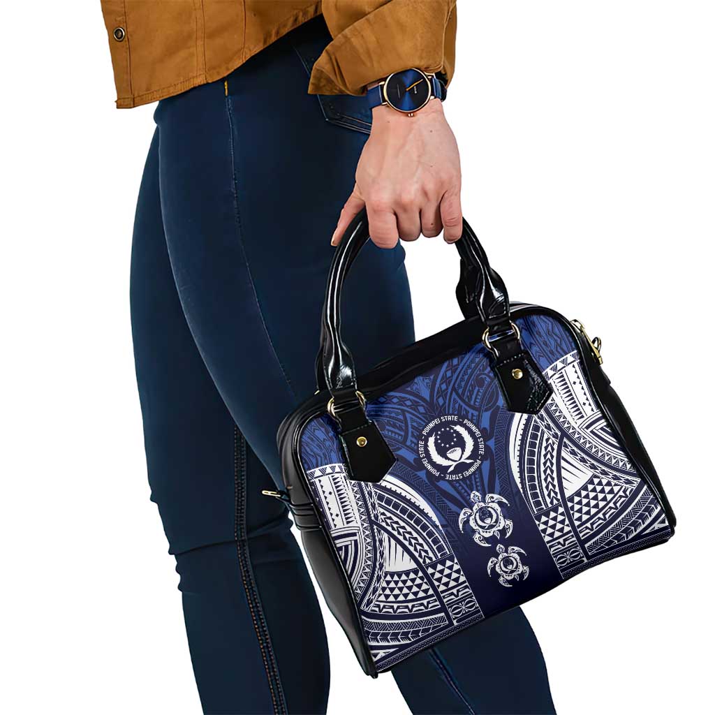 FSM Pohnpei States Shoulder Handbag Micronesia Six 9 One Polynesian Tribal Pattern LT9 - Polynesian Pride