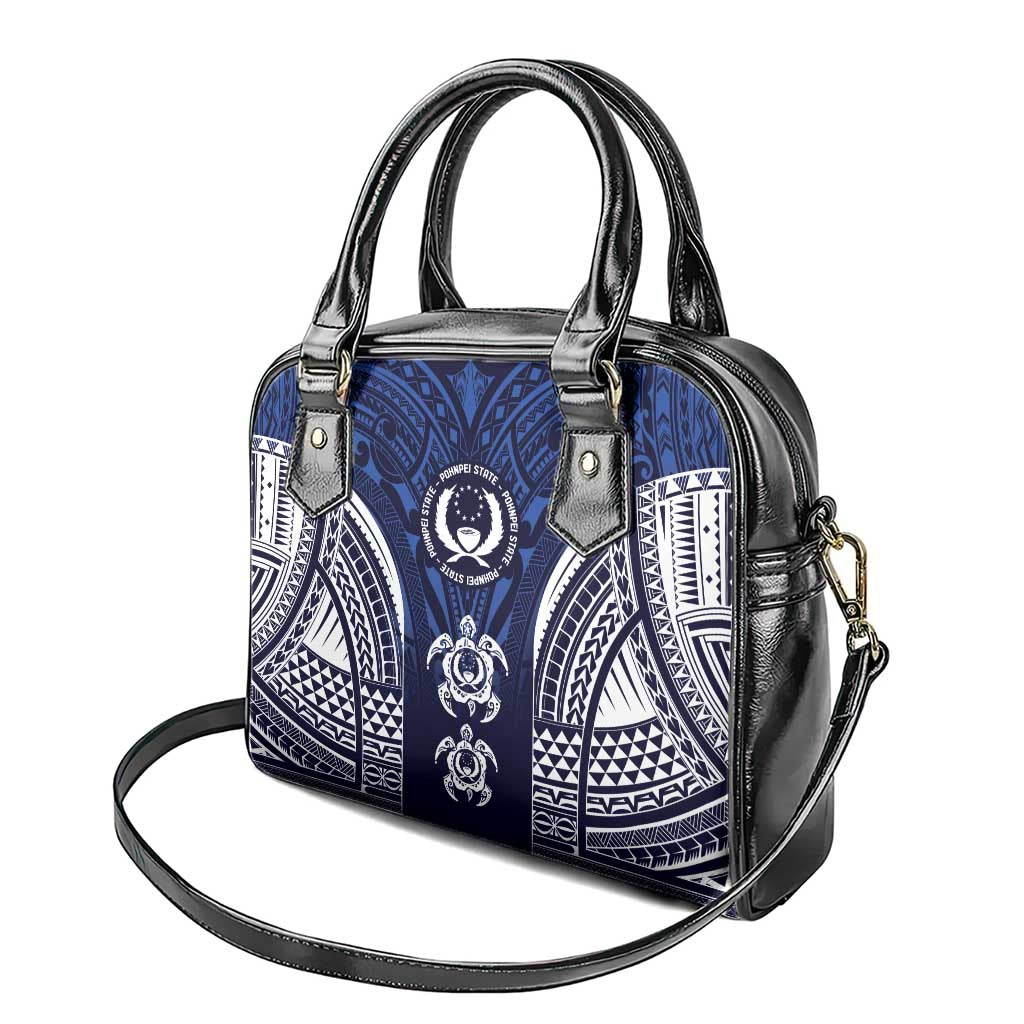 FSM Pohnpei States Shoulder Handbag Micronesia Six 9 One Polynesian Tribal Pattern LT9 - Polynesian Pride