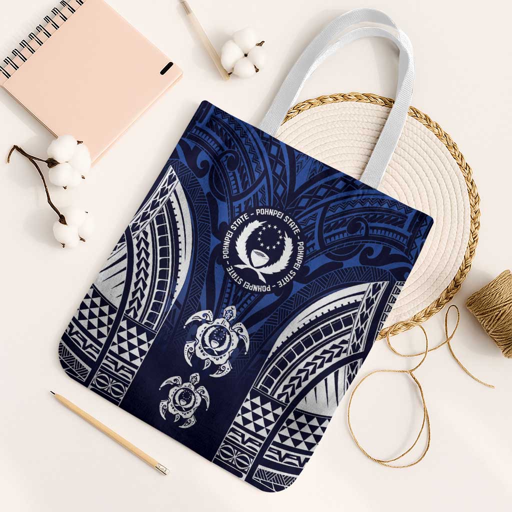 FSM Pohnpei States Tote Bag Micronesia Six 9 One Polynesian Tribal Pattern - Polynesian Pride