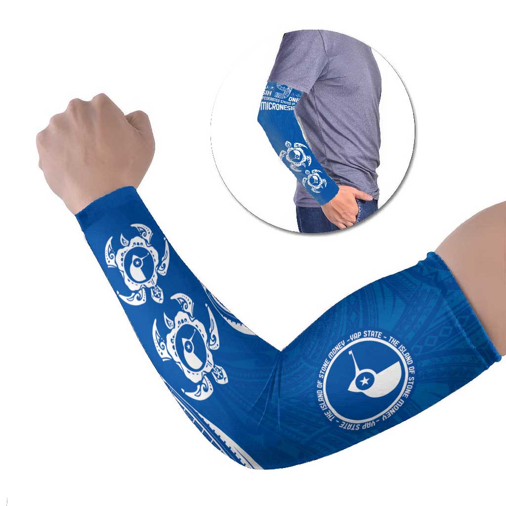 FSM Yap States Arm Sleeves Micronesia Six 9 One Polynesian Tribal Pattern - Polynesian Pride