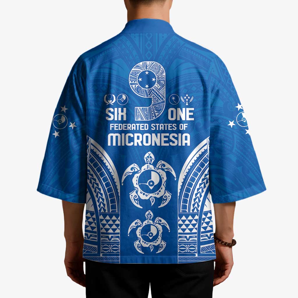 FSM Yap States Kimono Micronesia Six 9 One Polynesian Tribal Pattern - Polynesian Pride