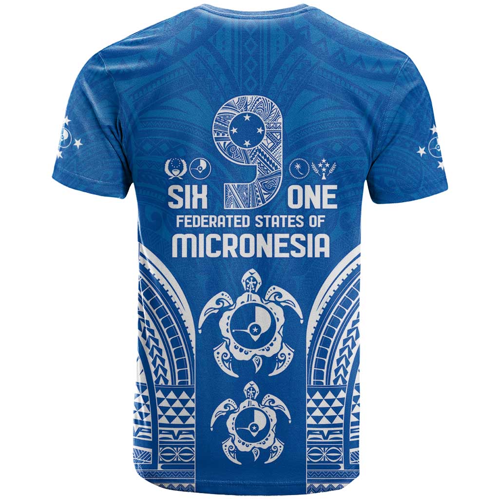 FSM Yap States T Shirt Micronesia Six 9 One Polynesian Tribal Pattern