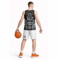 FSM Micronesia Six 9 One Basketball Jersey Polynesian Tribal Pattern - Polynesian Pride