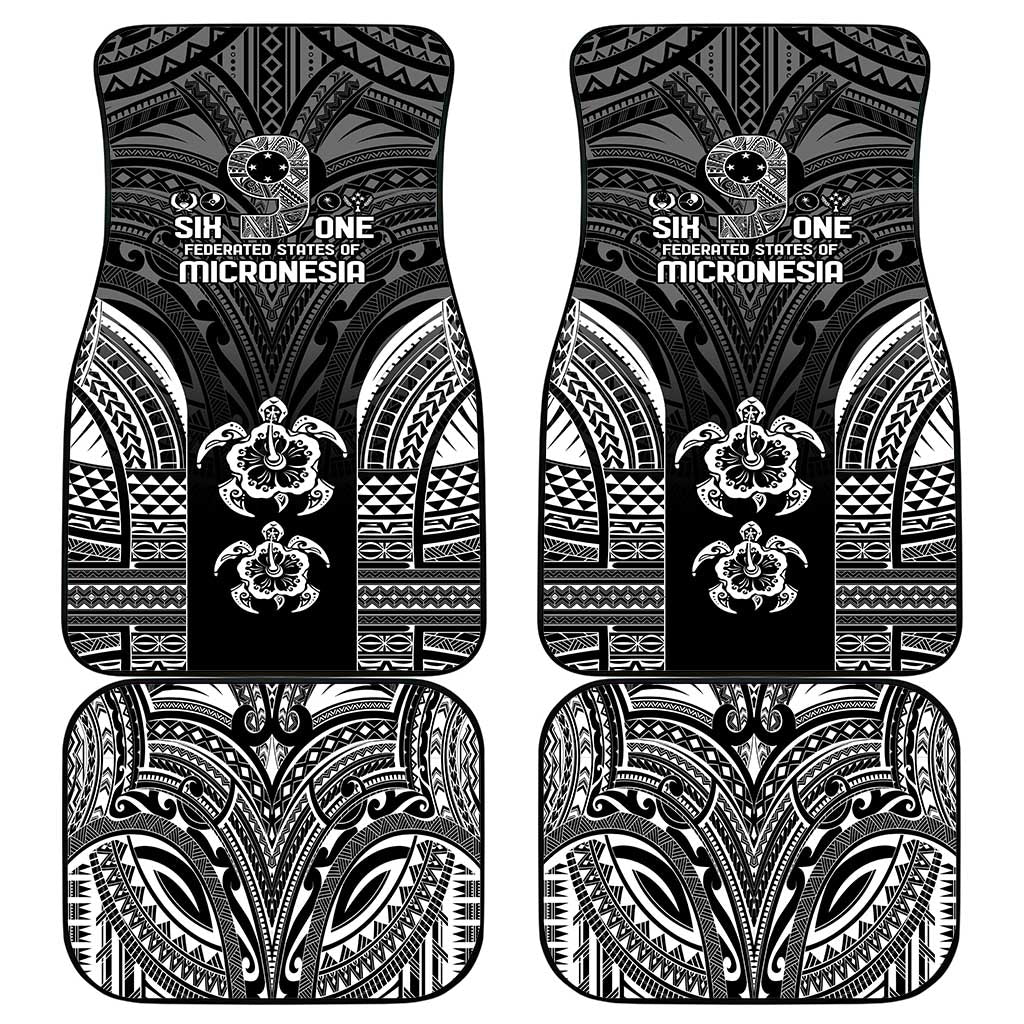 FSM Micronesia Six 9 One Car Mats Polynesian Tribal Pattern