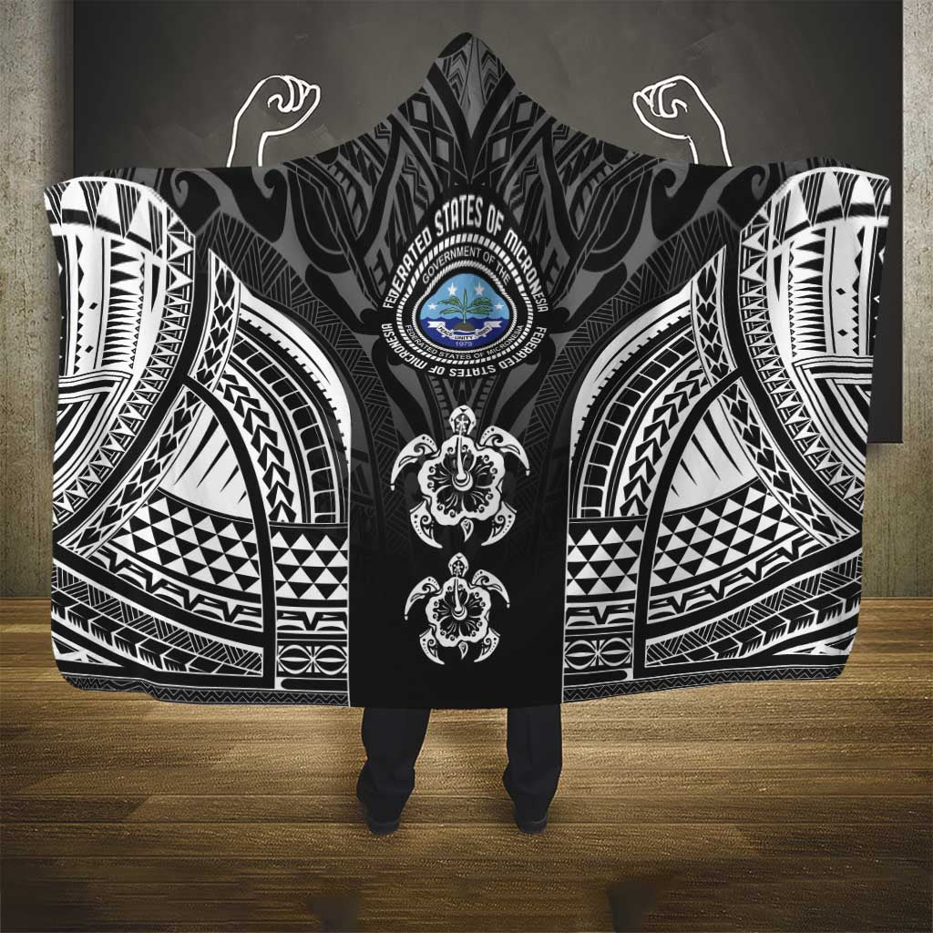 FSM Micronesia Six 9 One Hooded Blanket Polynesian Tribal Pattern
