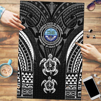 FSM Micronesia Six 9 One Puzzle Polynesian Tribal Pattern LT9 Black - Polynesian Pride