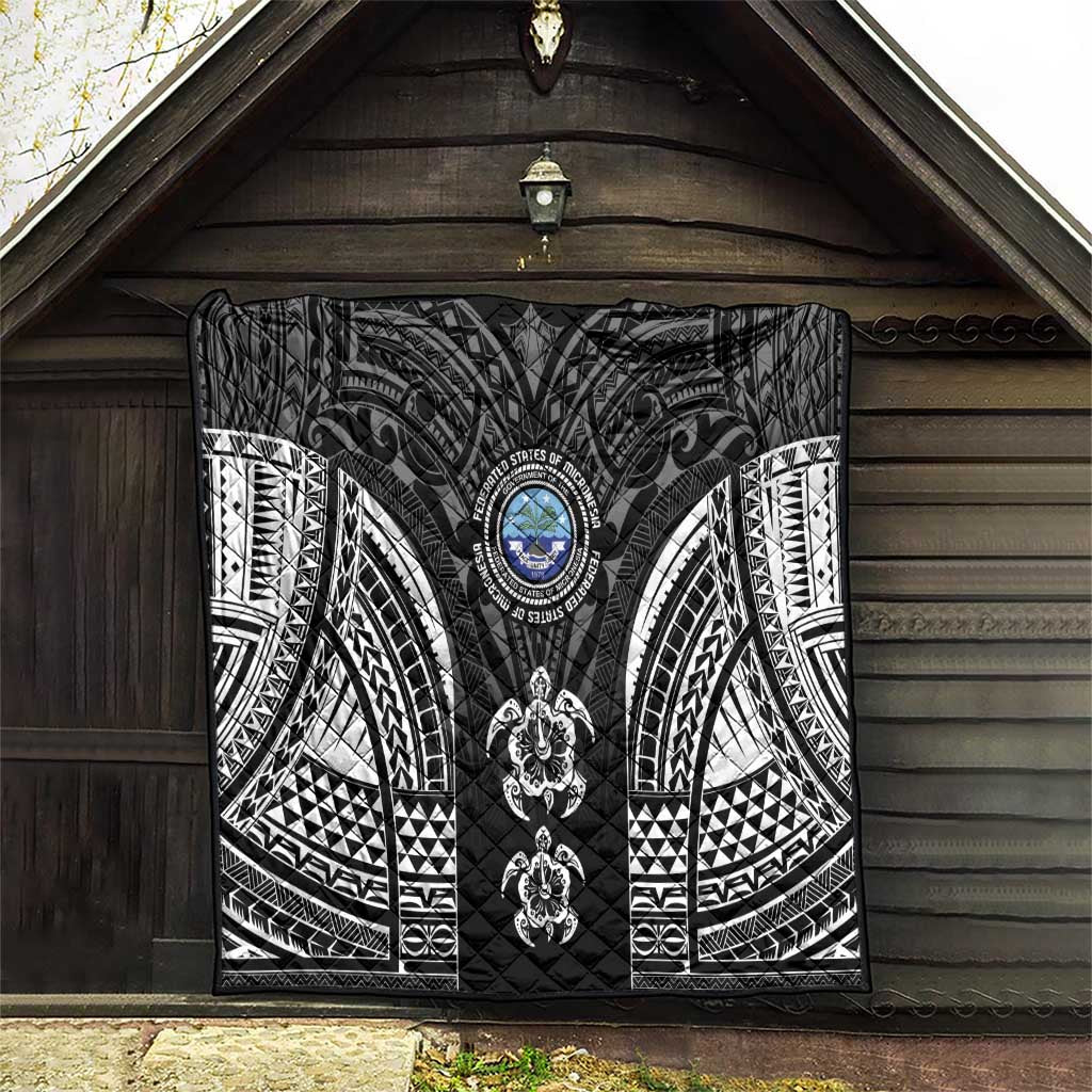 FSM Micronesia Six 9 One Quilt Polynesian Tribal Pattern