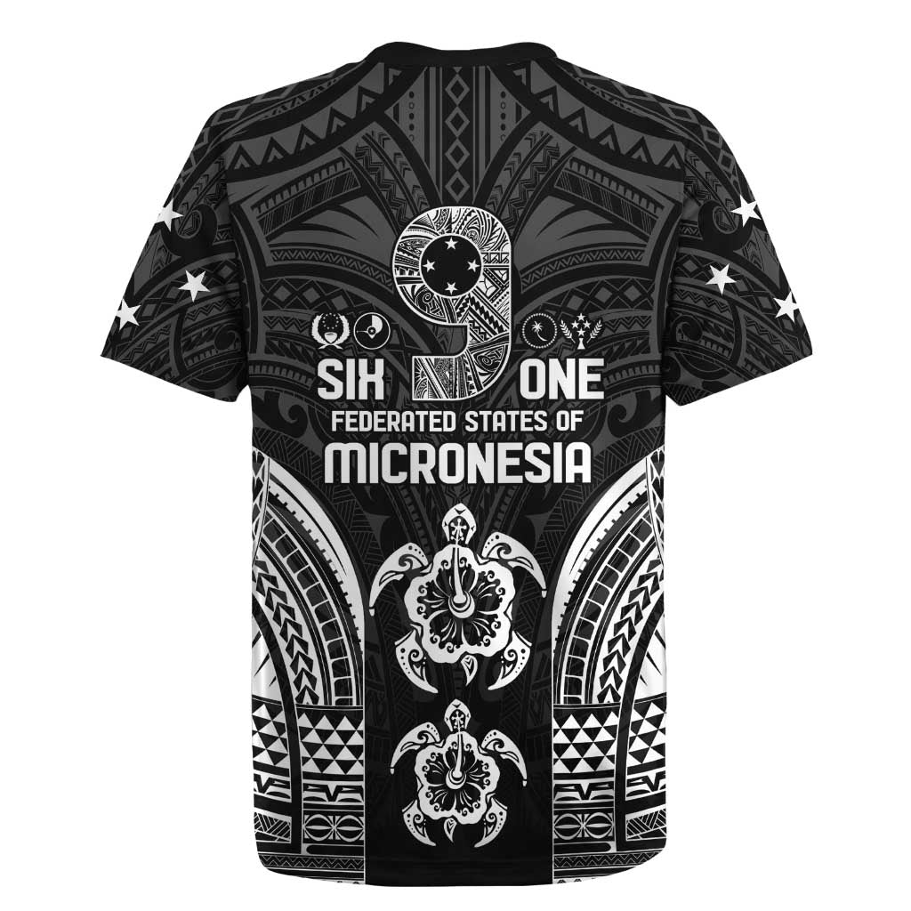 FSM Micronesia Six 9 One Rugby Jersey Polynesian Tribal Pattern LT9 - Polynesian Pride