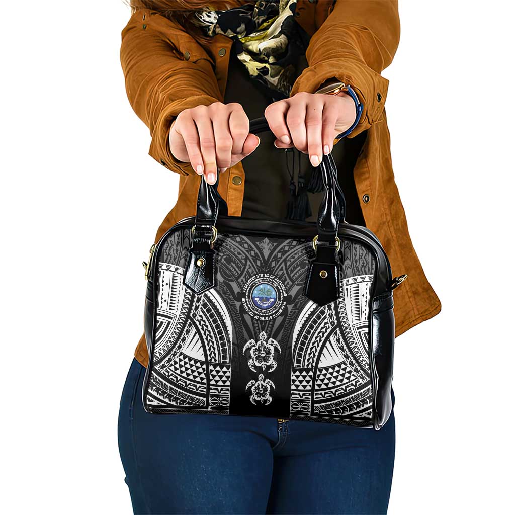 FSM Micronesia Six 9 One Shoulder Handbag Polynesian Tribal Pattern