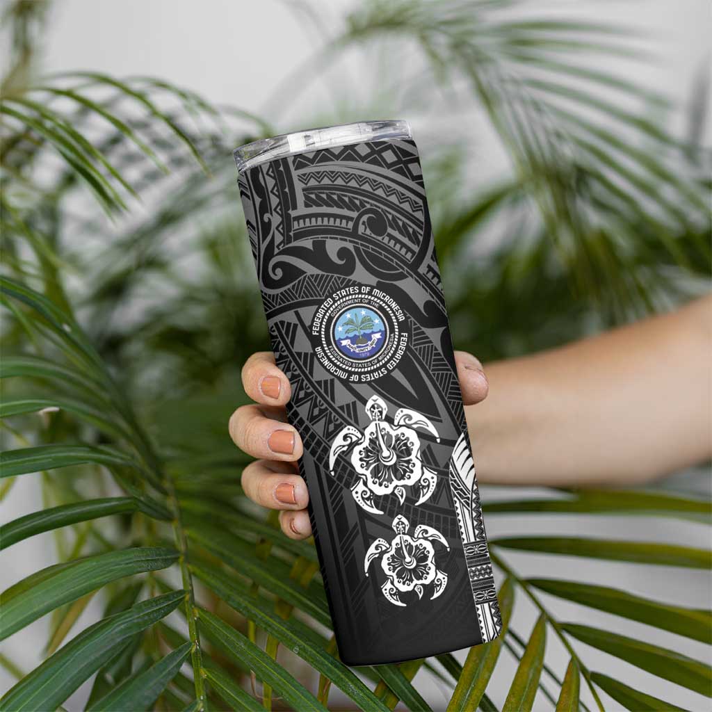 FSM Micronesia Six 9 One Skinny Tumbler Polynesian Tribal Pattern
