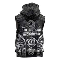 FSM Micronesia Six 9 One Sleeveless Hoodie Polynesian Tribal Pattern LT9 - Polynesian Pride