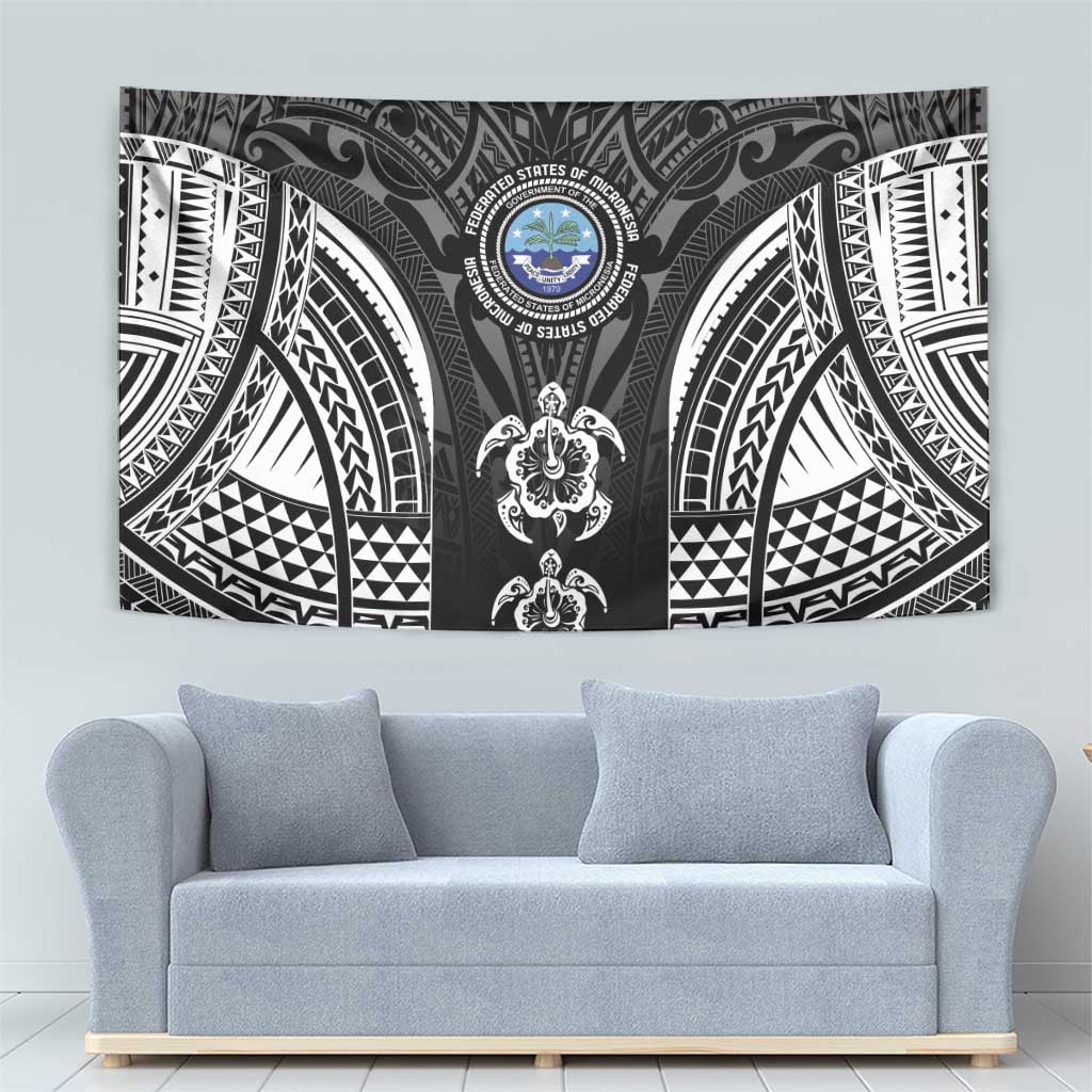 FSM Micronesia Six 9 One Tapestry Polynesian Tribal Pattern