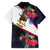 American Samoa Flag Day Since 1900 Family Matching Tank Maxi Dress and Hawaiian Shirt Samoa Muamua Le Atua Tropical Flowers