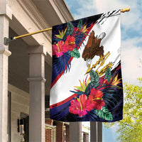 American Samoa Flag Day Since 1900 Garden Flag Samoa Muamua Le Atua Tropical Flowers