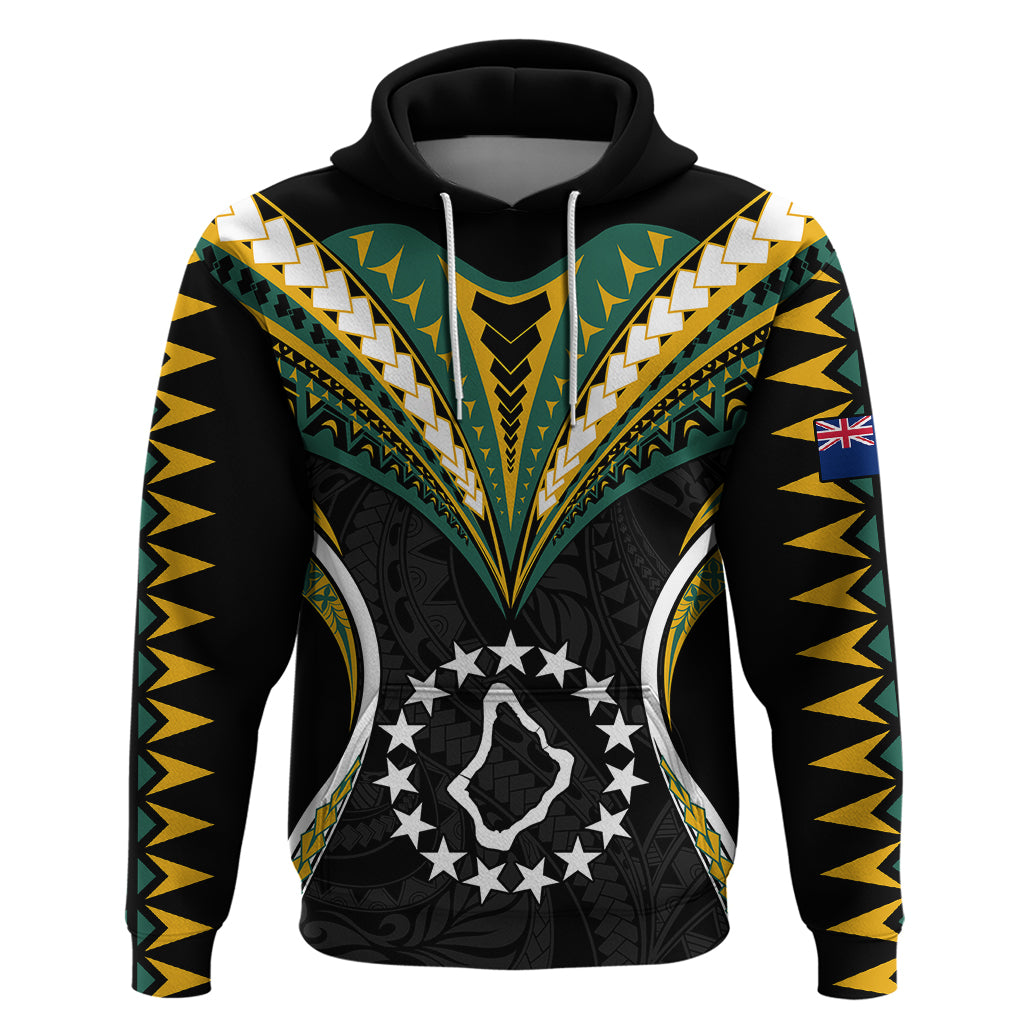 Custom Polynesian Pride Palmerston Island Hoodie Cook Islands Tribal Wave Style LT9 Pullover Hoodie Black - Polynesian Pride