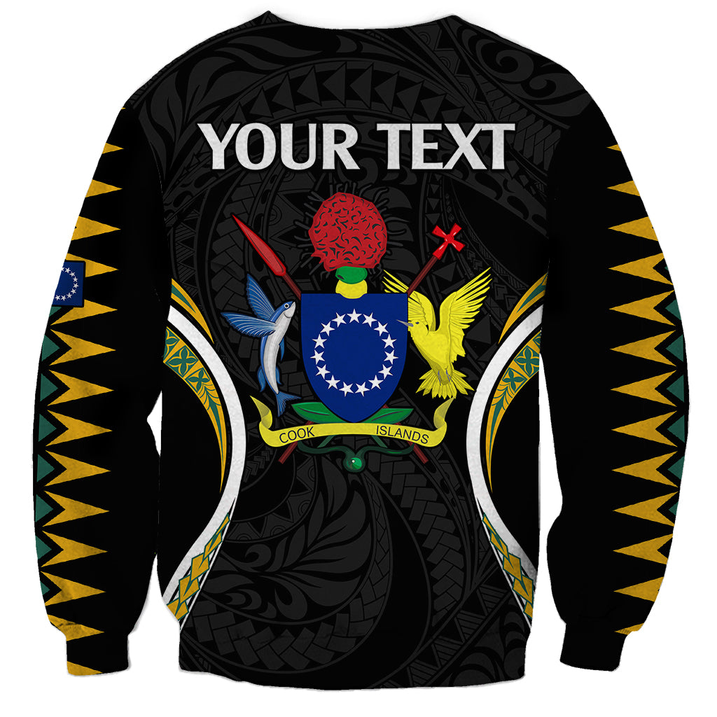 (Personalised) Polynesian Pride Palmerston Island Sweatshirt Cook Islands Tribal Wave Style LT9 - Polynesian Pride