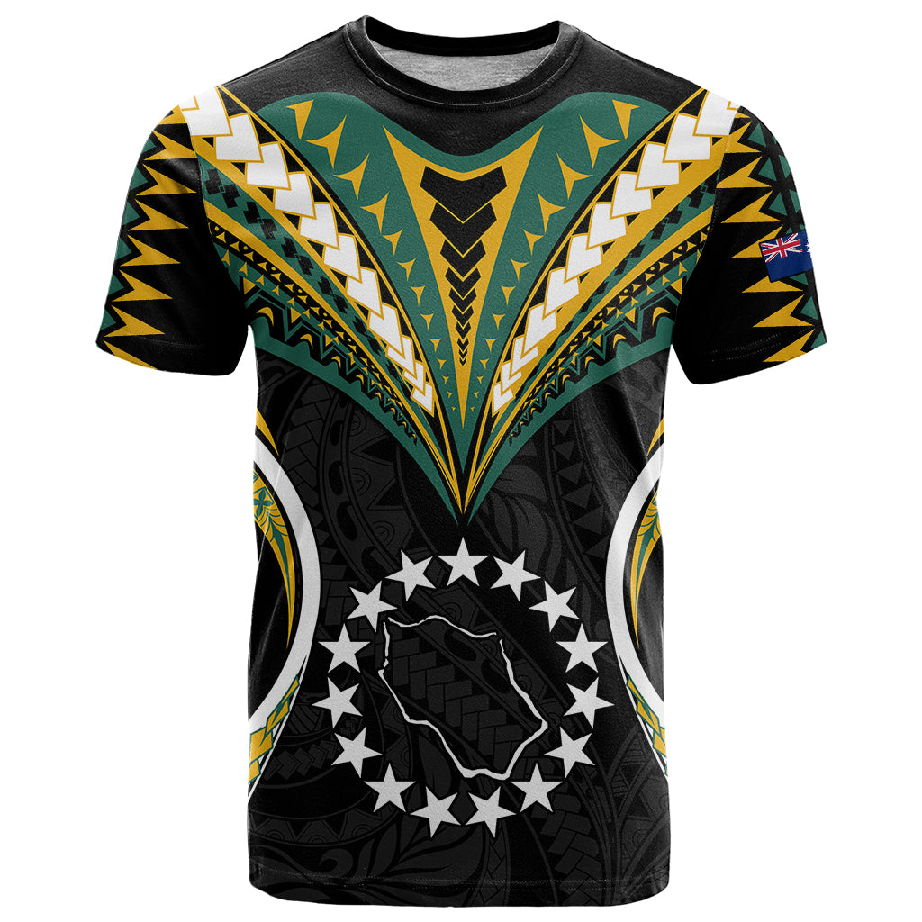 Custom Polynesian Pride Penrhyn Island T Shirt Cook Islands Tribal Wave Style LT9 Black - Polynesian Pride