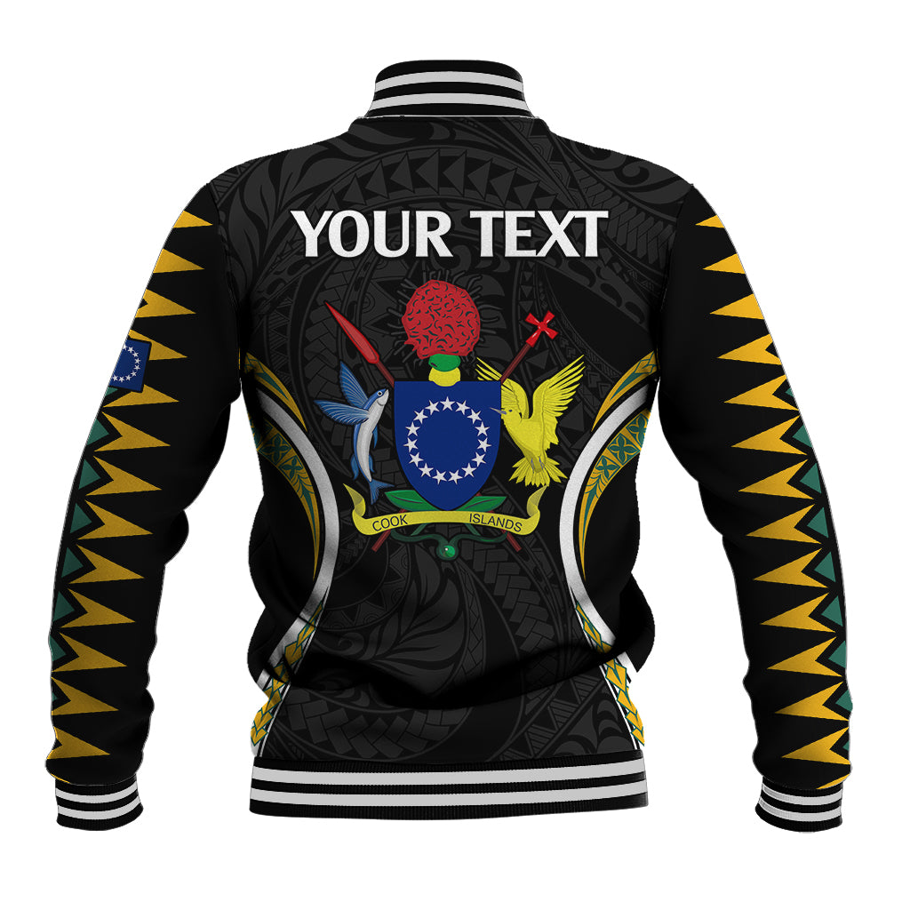 (Personalised) Polynesian Pride Rakahanga Island Baseball Jacket Cook Islands Tribal Wave Style LT9 - Polynesian Pride