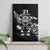 New Zealand Rugby Custom Canvas Wall Art Opango All Black Fern