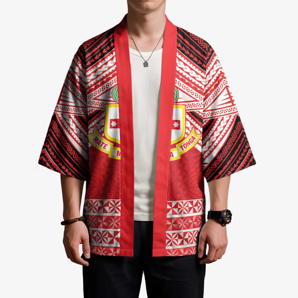 Personalised Kolisi Tonga College Atele Kimono Polynesian Ngatu Tribal - Polynesian Pride