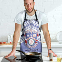 Personalised Tonga Apifoou College Apron Polynesian Ngatu Tribal - Polynesian Pride