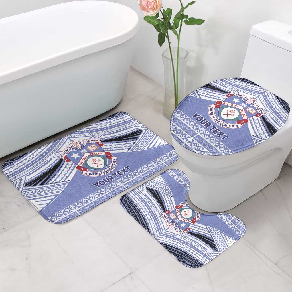 Personalised Tonga Apifoou College Bathroom Set Polynesian Ngatu Tribal - Polynesian Pride