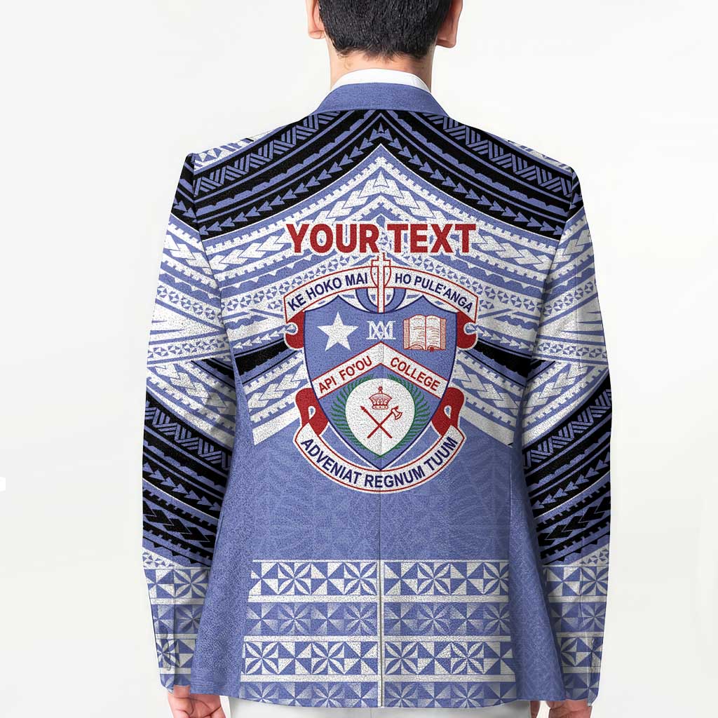 Personalised Tonga Apifoou College Blazer Polynesian Ngatu Tribal LT9 - Polynesian Pride