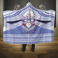Personalised Tonga Apifoou College Hooded Blanket Polynesian Ngatu Tribal