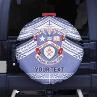 Personalised Tonga Apifoou College Spare Tire Cover Polynesian Ngatu Tribal