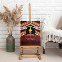 Personalised Tonga Beulah College Canvas Wall Art Polynesian Ngatu Tribal