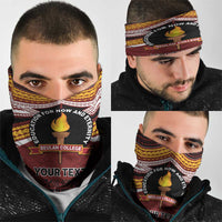 Personalised Tonga Beulah College Neck Gaiter Polynesian Ngatu Tribal - Polynesian Pride