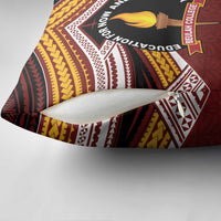 Personalised Tonga Beulah College Pillow Cover Polynesian Ngatu Tribal LT9 - Polynesian Pride