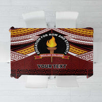 Personalised Tonga Beulah College Tablecloth Polynesian Ngatu Tribal