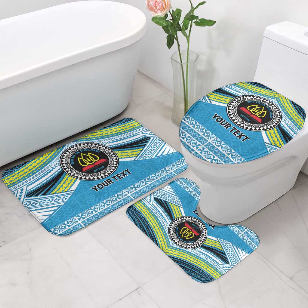 Personalised Tonga Lavengamalie College Bathroom Set Polynesian Ngatu Tribal - Polynesian Pride