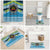 Personalised Tonga Lavengamalie College Bathroom Set Polynesian Ngatu Tribal - Polynesian Pride