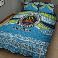 Personalised Tonga Lavengamalie College Quilt Bed Set Polynesian Ngatu Tribal