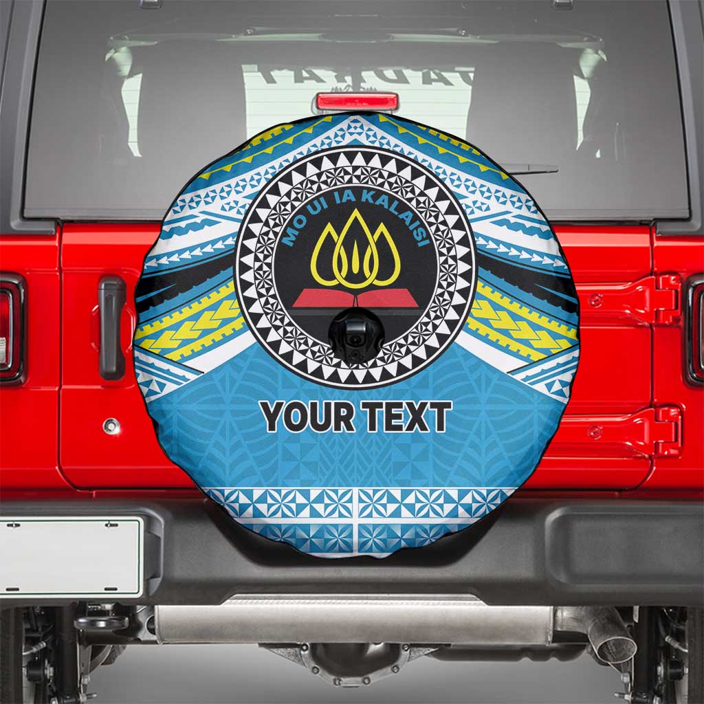 Personalised Tonga Lavengamalie College Spare Tire Cover Polynesian Ngatu Tribal