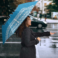 Personalised Tonga Lavengamalie College Umbrella Polynesian Ngatu Tribal - Polynesian Pride