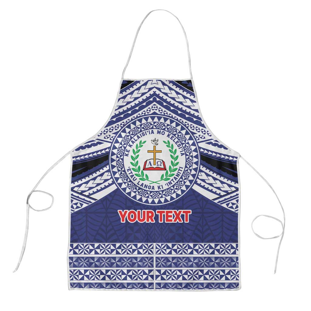 Personalised Tonga Sia'atoutai Theological College Apron Polynesian Ngatu Tribal - Polynesian Pride