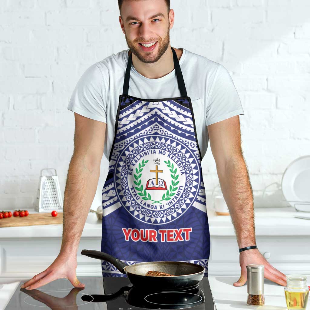 Personalised Tonga Sia'atoutai Theological College Apron Polynesian Ngatu Tribal - Polynesian Pride