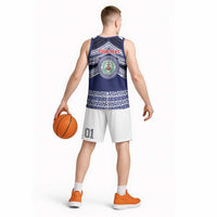 Personalised Tonga Sia'atoutai Theological College Basketball Jersey Polynesian Ngatu Tribal - Polynesian Pride