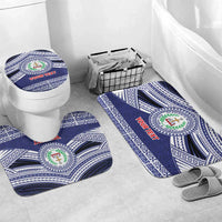 Personalised Tonga Sia'atoutai Theological College Bathroom Set Polynesian Ngatu Tribal - Polynesian Pride
