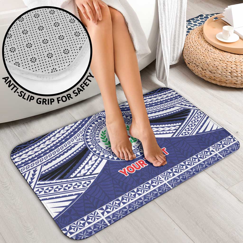 Personalised Tonga Sia'atoutai Theological College Bathroom Set Polynesian Ngatu Tribal - Polynesian Pride