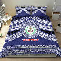 Personalised Tonga Sia'atoutai Theological College Bedding Set Polynesian Ngatu Tribal