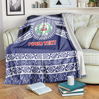 Personalised Tonga Sia'atoutai Theological College Blanket Polynesian Ngatu Tribal