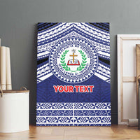 Personalised Tonga Sia'atoutai Theological College Canvas Wall Art Polynesian Ngatu Tribal