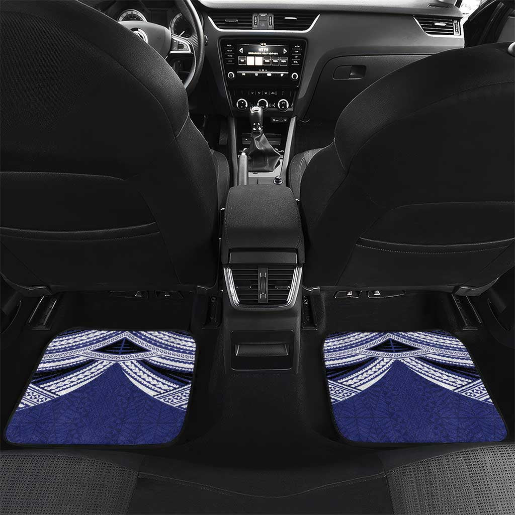 Personalised Tonga Sia'atoutai Theological College Car Mats Polynesian Ngatu Tribal