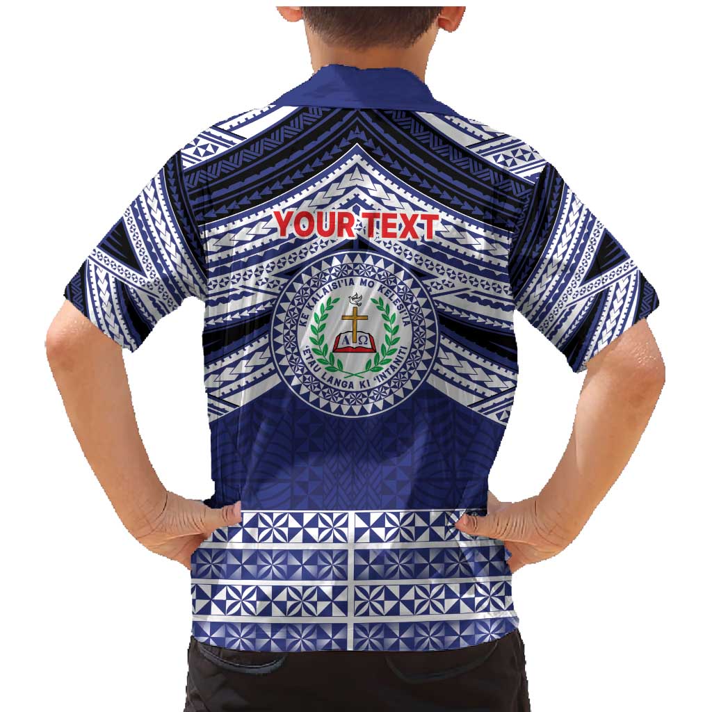 Personalised Tonga Sia'atoutai Theological College Family Matching Mermaid Dress and Hawaiian Shirt Polynesian Ngatu Tribal